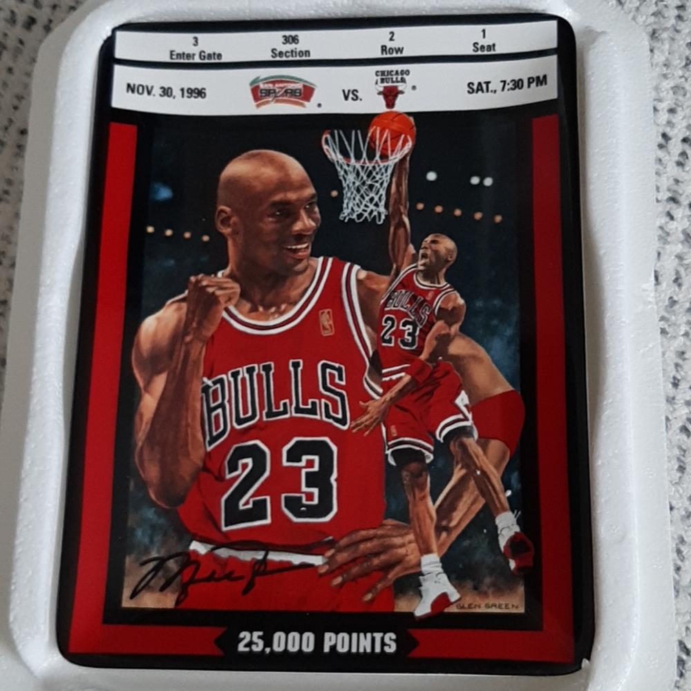 Michael Jordan Chicago Bulls plate